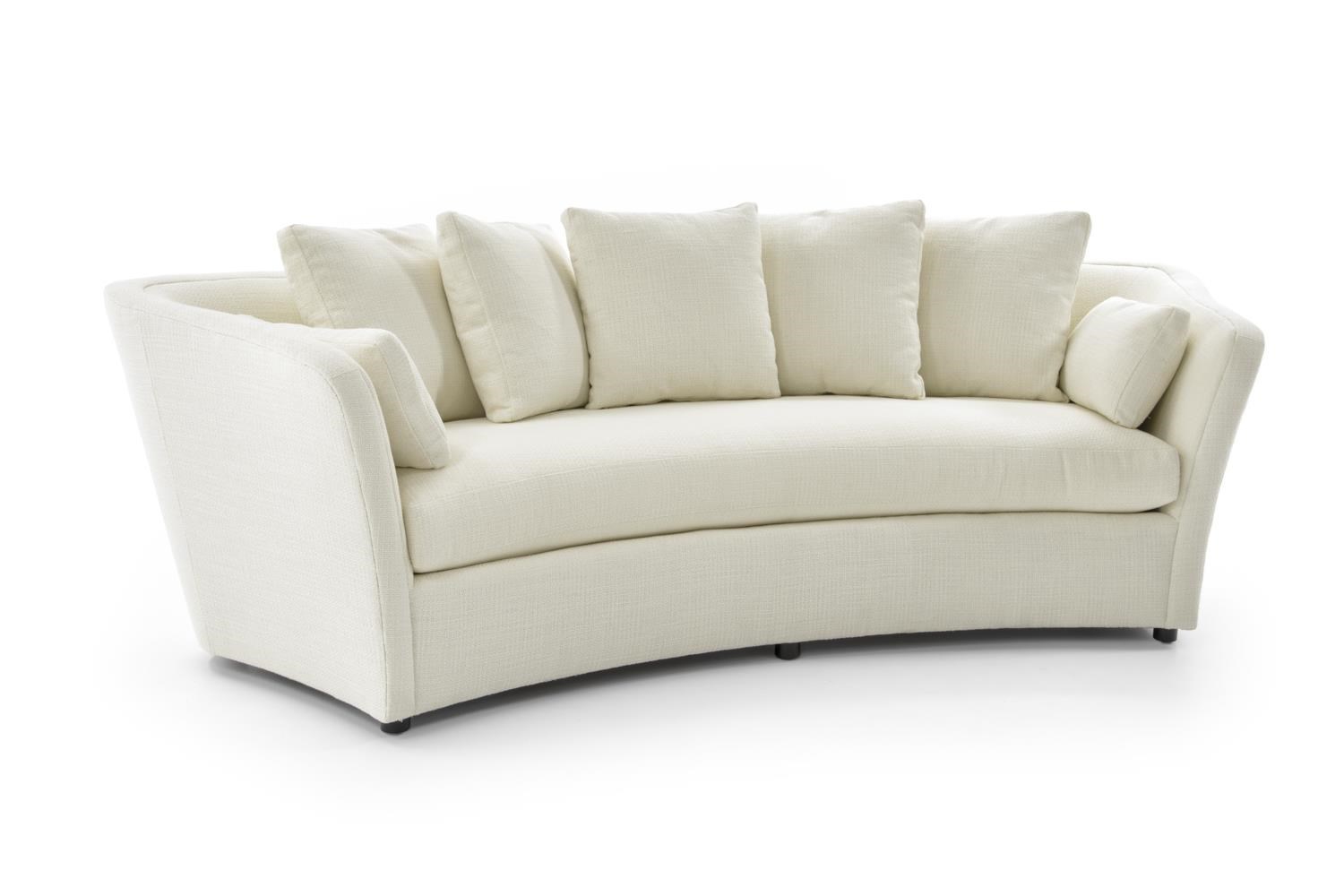 Century furniture outlet curved sofa